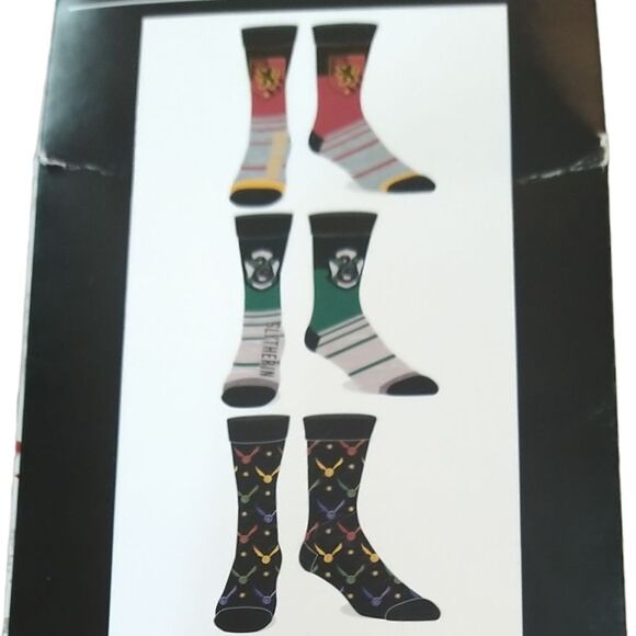 NWT Bioworld Harry Potter Crew Socks - Picture 2 of 5